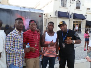 Fort Lauderdale Hurricanes where in the building and representing the FYFL with class. pictured above with Rapper Gorilla Zoe