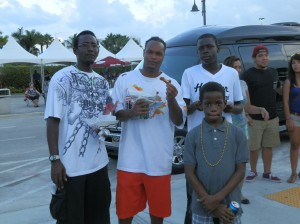 Fort lauderdale falcons made an appearance at the concert