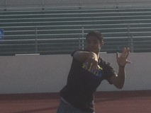 DJ throwing the fade