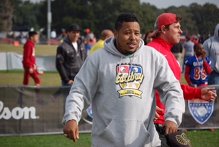 Coach Keefe Matheny of I.E. Ducks