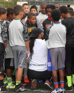 Coach Scott doing work