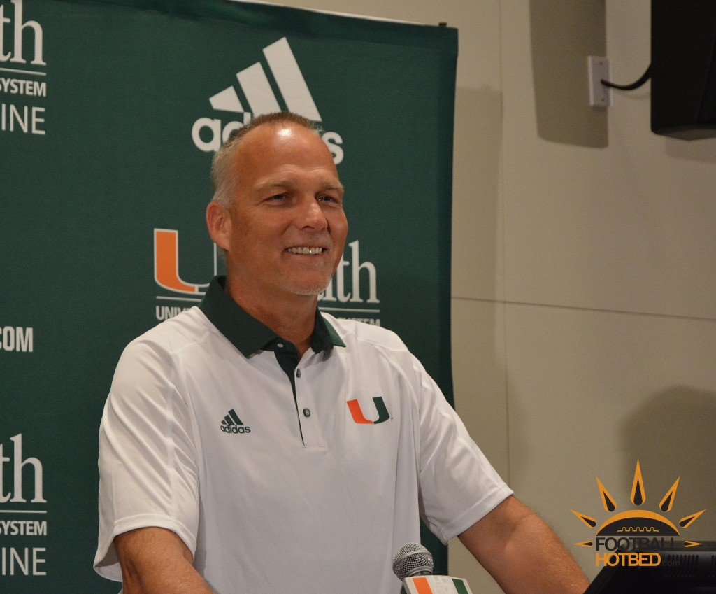 Mark Richt_Hurricanes HC