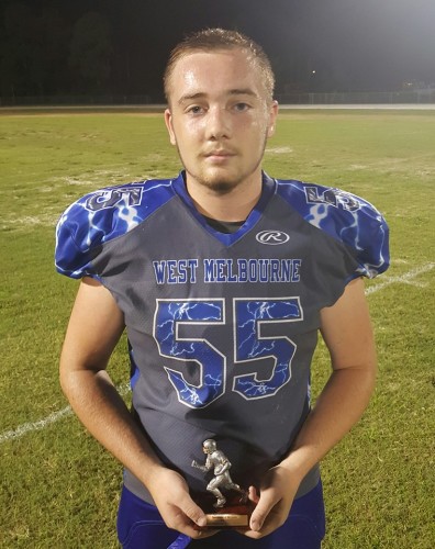 AJ Liberatore, he won the Sportsman of the Game award. Its bigger than football its all about character. West Melboune Seniors #salute